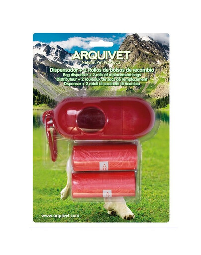 ARQUIVET Dávkovač sáčkov + 2 rolky x 15 kusov ZADARMO