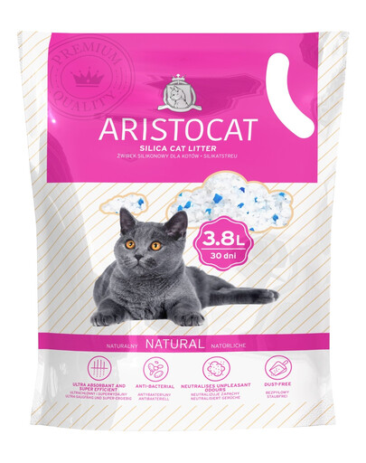 ARISTOCAT Stelivo pre mačky silikónové  30,4 l (8x3,8 l)