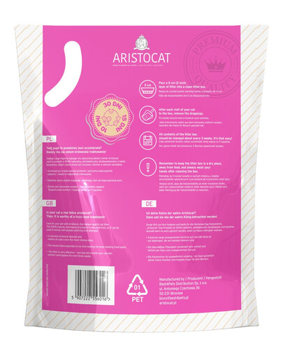 ARISTOCAT Stelivo pre mačky silikónové  30,4 l (8x3,8 l)