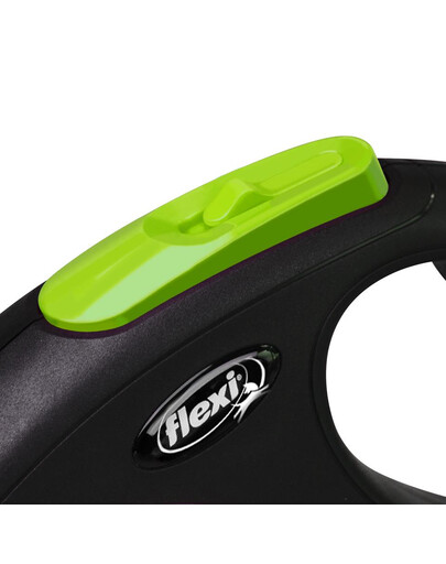 FLEXI Vodítko New Neon M pásik 5 m zelené