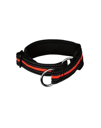 TRIXIE Obojok "Fusion choke" 33 - 39 cm / 25 mm čierno - oranžový