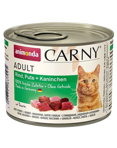 ANIMONDA Carny hovädzie/hydina/králik 200 g