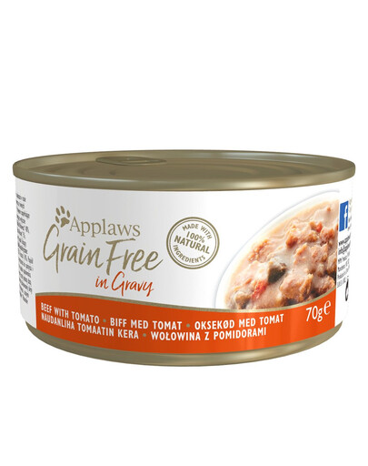 APPLAWS Cat Tin Grain Free 70 g hovädzie