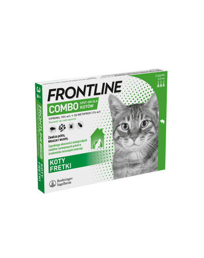 MERIAL FRONTLINE COMBO pre mačky 3 ks