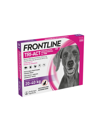 FRONTLINE Tri-Act Psy L 20-40 kg x3 Pipety