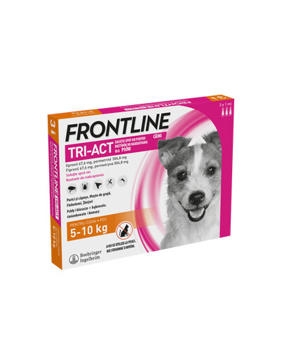 FRONTLINE Tri-Act Psy S 5-10 kg x3 Pipety