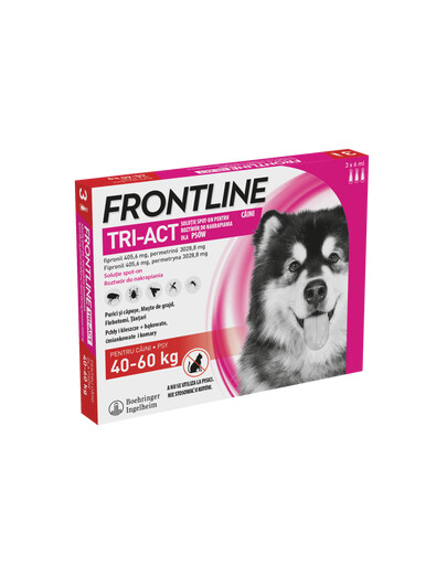 FRONTLINE Tri-Act Psy XL 40-60 kg x3 Pipety