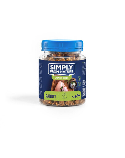 SIMPLY FROM NATURE Smart Bites Tréningové maškrty s králičím mäsom  130 g