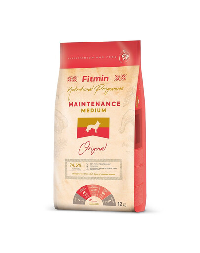 FITMIN Dog Medium Maintenance 12 kg