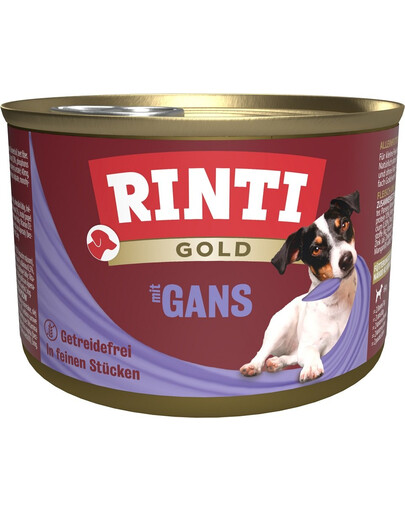 RINTI Gold Goose Mini Hus pre malé plemená psov 185 g