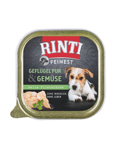 RINTI Feinest Poultry Pure&Vegetables 150 g hydina a zelenina