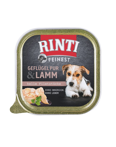 RINTI Feinest Poultry Pure&Lamb hydina a jahňacie mäso 150 g