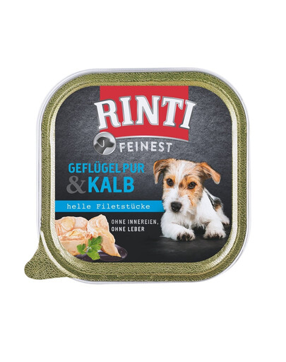RINTI Feinest Poultry Pure&Veal hydina a teľacie mäso 150 g