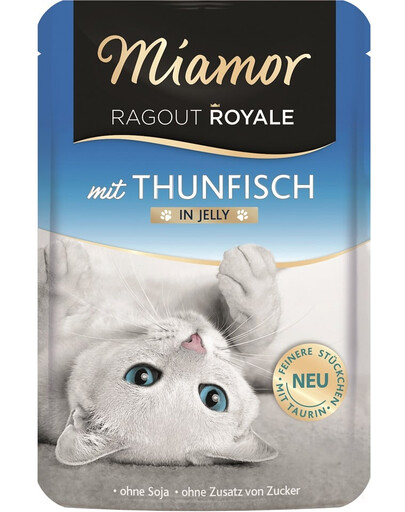 MIAMOR Ragout Royale 100 g Maškrta s tuniakom v želé