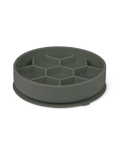 ZOLUX Silikónová spomaľoacia miska na jedlo M sivá