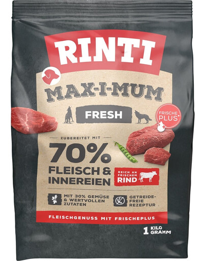 RINTI MAX-I-MUM Beef s hovädzím mäsom 1 kg