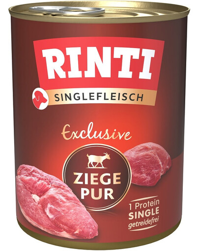 RINTI Singlefleisch Exclusive Goat Pure monoproteínové kozie mäso 800 g