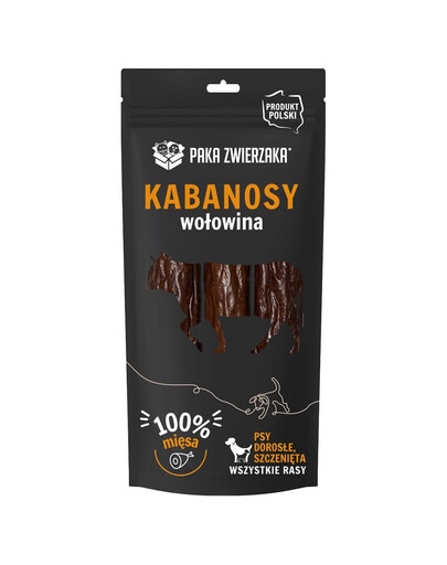 PAKA ZWIERZAKA Hovädzie klobásy pre psov 3 ks.