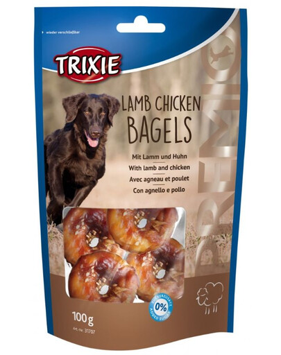 Trixie Premio LAMB CHICKEN BAGELS kroužky 100g