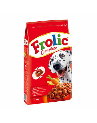 FROLIC Hovädzie a zeleninové a obilniny 0,5 kg x 16