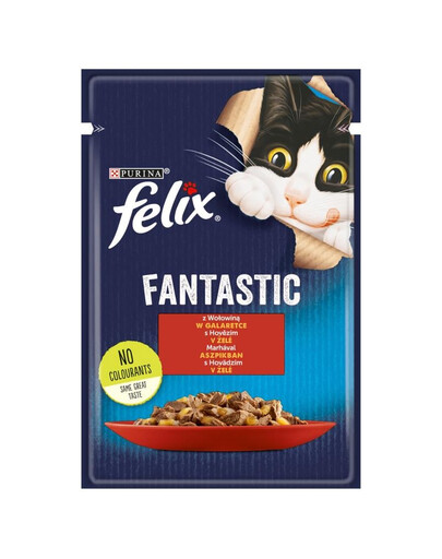 FELIX FANTASTIC Hovädzie mäso v želé 85g