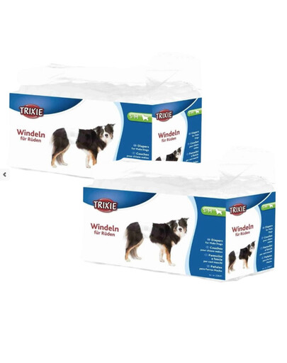 TRIXIE Plienky pre psy S–M 30–46 cm 2x12 ks.