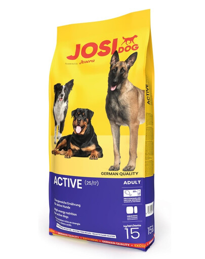 JOSERA JosiDog Active 15 kg Krrmivo pre dospelé psy s vysokou fyzickou aktivitou