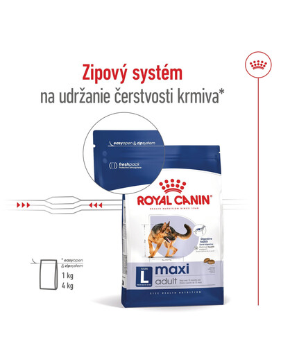 ROYAL CANIN Maxi Adult 15kg granule pre dospelých psov veľkých plemien