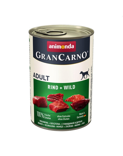 ANIMONDA Grancarno Adult hovädzie s divinou 400 g