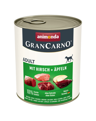 ANIMONDA GranCarno Adult bravčové mäso s jelením a jablkom 800 g