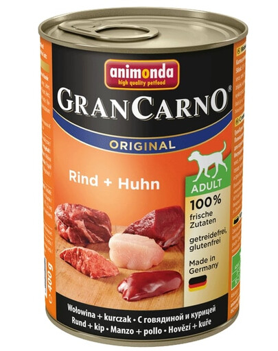 ANIMONDA Grancarno hovädzie/kuracie konzerva 800 g