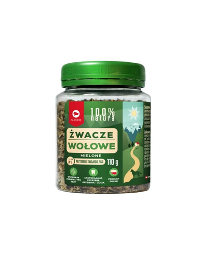 MACED 100 % Natura Mletý bachor v pohári 110 g