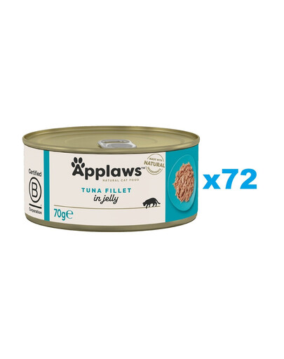 APPLAWS Cat Adult Tuna Fillet in Jelly tuniak v želé 72x70g