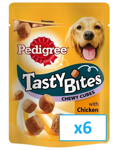 PEDIGREE Chutné kúsky žuvacie plátky 6 x 130g