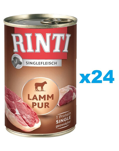 RINTI Singlefleisch Lamb Pure 24x400 g monoproteínové jahňacie