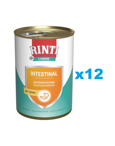 RINTI Canine Intestinal Chicken 12 x 400 g