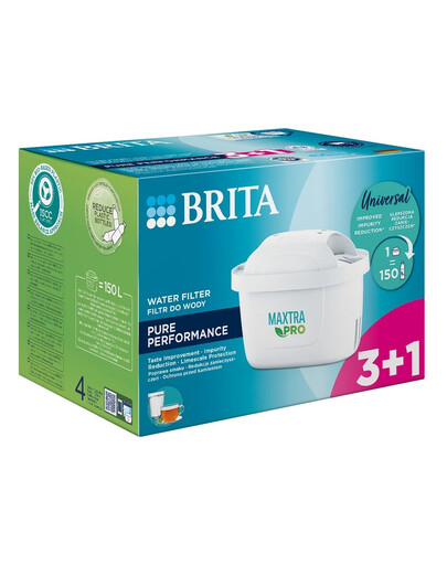 Vodný filter BRITA MAXTRA PRO Pure Performance 3+1 (4 ks)