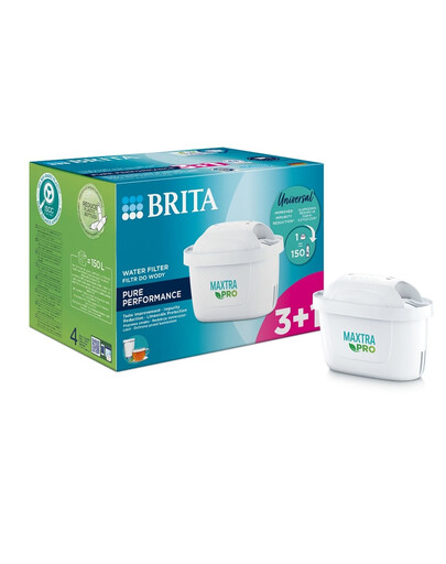 Vodný filter BRITA MAXTRA PRO Pure Performance 3+1 (4 ks)
