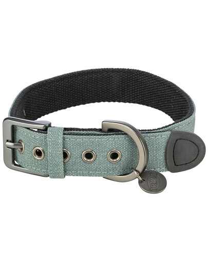 Bavlnený obojok pre psa TRIXIE CityStyle XS–S: 25–32 cm/25 mm, šalviový, široký