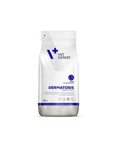 VET EXPERT Veterinary Diet Dog Dermatosis Rabbit&Potato 12 kg