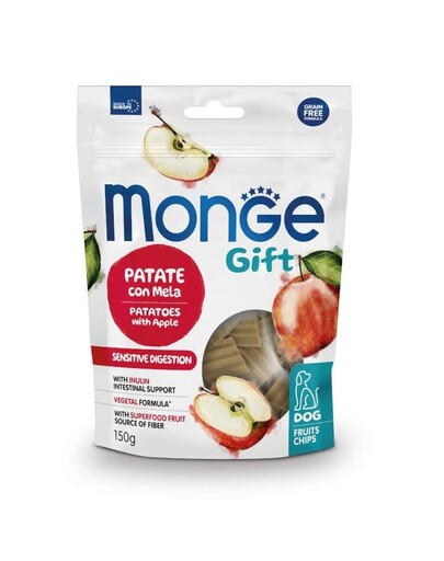 MONGE Dog Adult Sensitive 150g Krmivo so zemiakmi a jablkom pre psov