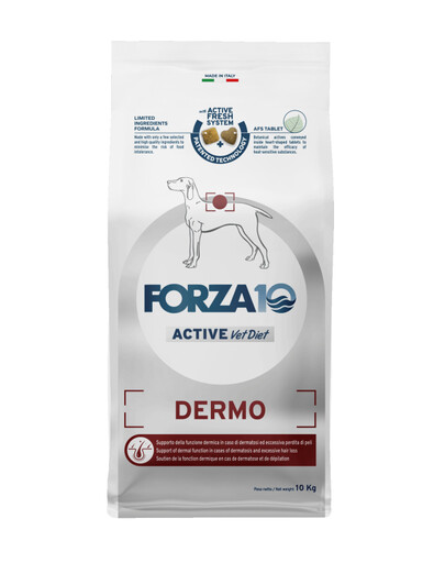 FORZA 10 Dermo Active Nutraceutical Diet pre psov s kožnými problémami a alergiou 10 kg