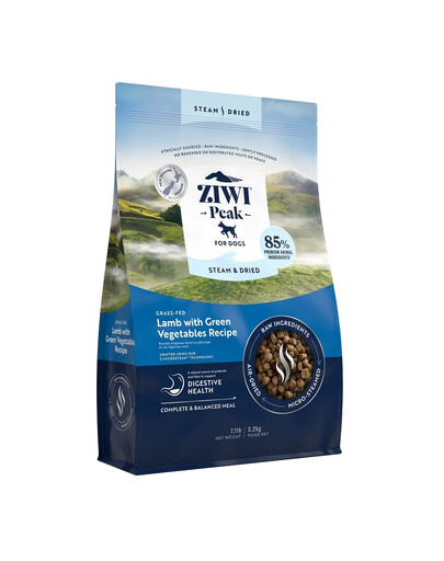 ZIWIPEAK Dog Steam & Dried 3,2 kg Sušené krmivo pre psov s jahňacím mäsom