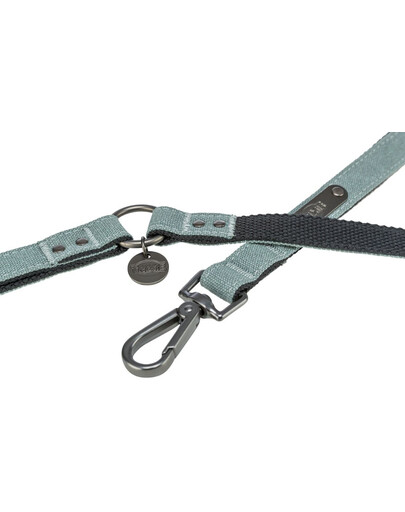 TRIXIE CityStyle smycz bawełna dla psa S–M: 2.00 m/13 mm jasnoszara