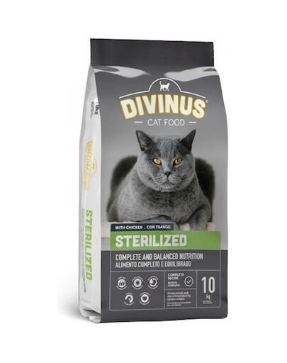 DIVINUS Cat Sterilized pre sterilizované mačky 10 kg