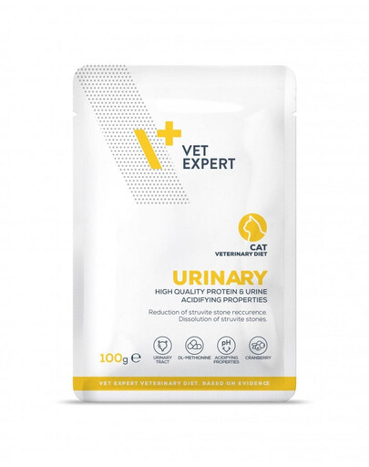 VET EXPERT Veterinary Diet Cat Urinary pouch Veterinárne krmivo pre mačky s problémom s močovým mechúrom 100 g