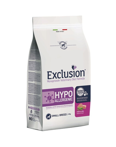 EXCLUSION Hypoallergenic small breeds krmivo pre bravčové mäso malých plemien 7 kg