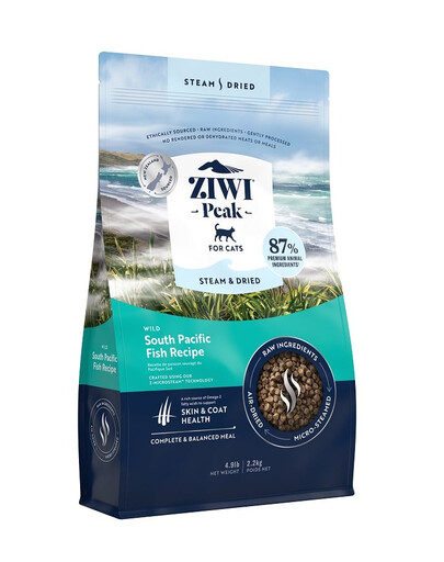 ZIWIPEAK Cat Steam & Dried 2,2 kg Sušené krmivo pre mačky s rybou