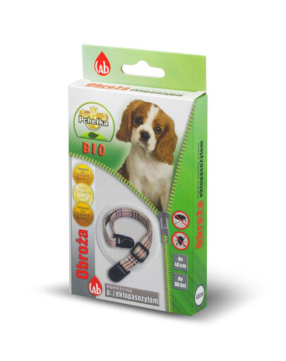 PCHELKA Bio Insekticídny obojok pre psov 45 cm