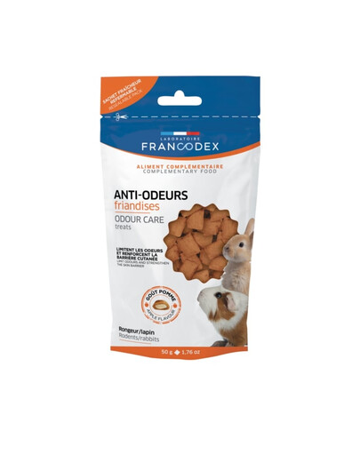 FRANCODEX Pochúťka Odour care hlodavce 50 g